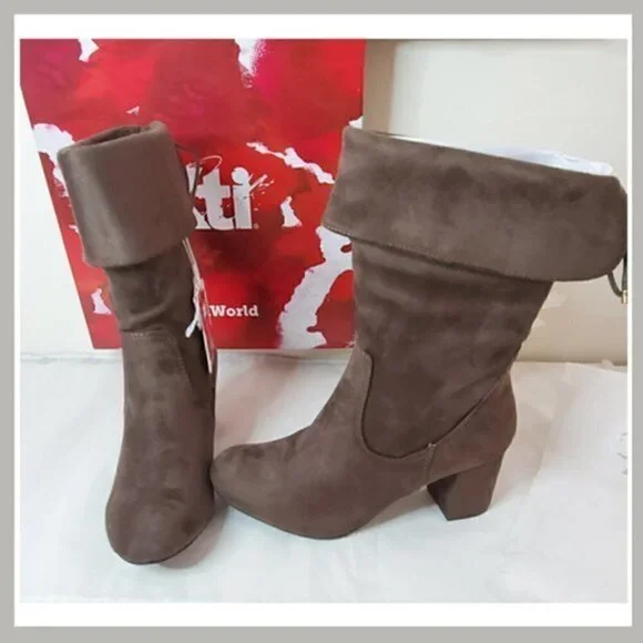 Taupe & Brown Ankle Boots – Size 7 🍂 - Picture 10 of 10
